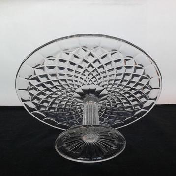 Taartschaal (2) Persglas Art Deco Vintage beschikbaar voor biedingen