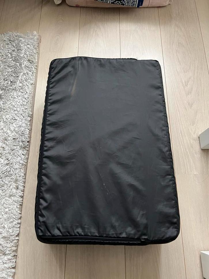 Opvouwbaar matras - Zwart, Huis en Inrichting, Slaapkamer | Slaapbanken, Gebruikt, 70 cm of minder, 190 cm of minder, Eenpersoons