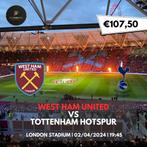 Kaarten West Ham United - Tottenham Hotspur (Premier League), Tickets en Kaartjes, April, Drie personen of meer