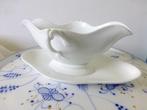 Prachtige oude witte sauciere / sauskom juskom saucière, Antiek en Kunst, Ophalen of Verzenden