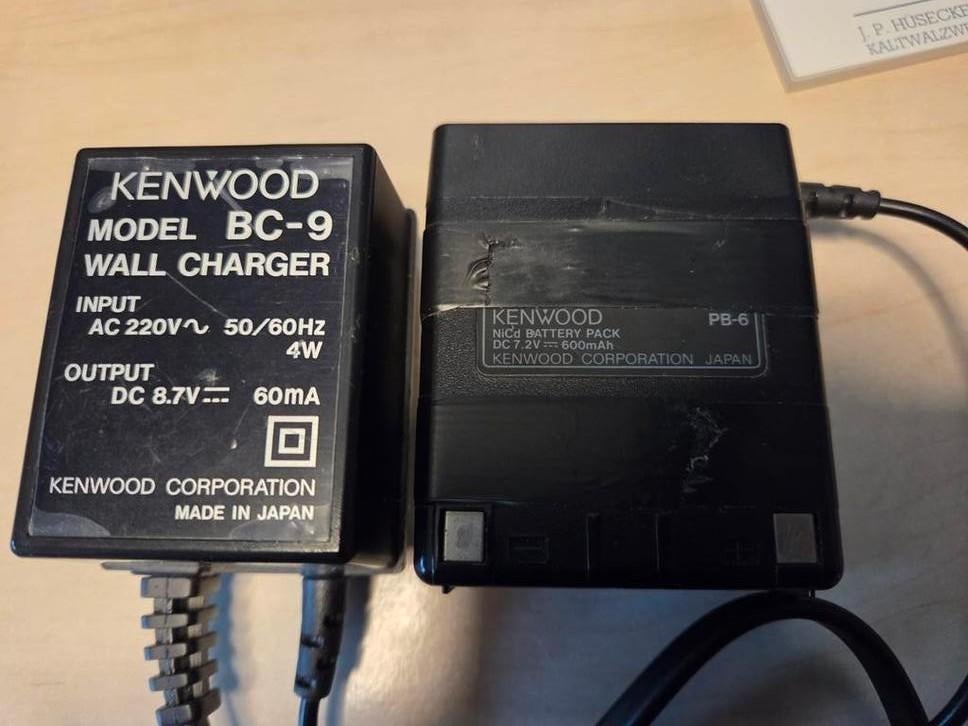 kenwood BC-9 lader, Ophalen of Verzenden, Gebruikt, Toebehoren