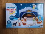 Houten kerststal, Diversen, Kerst, Ophalen of Verzenden, Gebruikt
