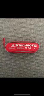 Triominos To-Go Reisspel - Compleet!, Hobby en Vrije tijd, Gezelschapsspellen | Bordspellen, Een of twee spelers, Ophalen of Verzenden
