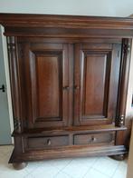 Donker eiken kast. Opknapper, Antiek en Kunst, Antiek | Meubels | Kasten, Ophalen of Verzenden
