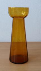 Amber/Bruin Bollen- of Hyacintglas - Rimac Baarn - jaren 60, Antiek en Kunst, Ophalen of Verzenden