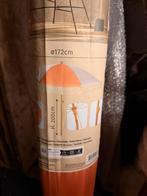 Parasol met voet - Nieuw in verpakking, Kantelbaar, Nieuw, Ophalen of Verzenden, 1 tot 2 meter