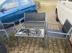 Tuinset metaal, Aluminium, Tuinset, Ophalen, 2 zitplaatsen