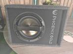 Complete set actieve subwoofer phoenixgold, pioneer en jvc, Auto diversen, Autospeakers, Ophalen, Gebruikt