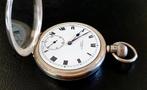 Massief zilveren zakhorloge 'J.W. Benson London' 1938 !MINT!, Ophalen of Verzenden, Zilver, Overige typen