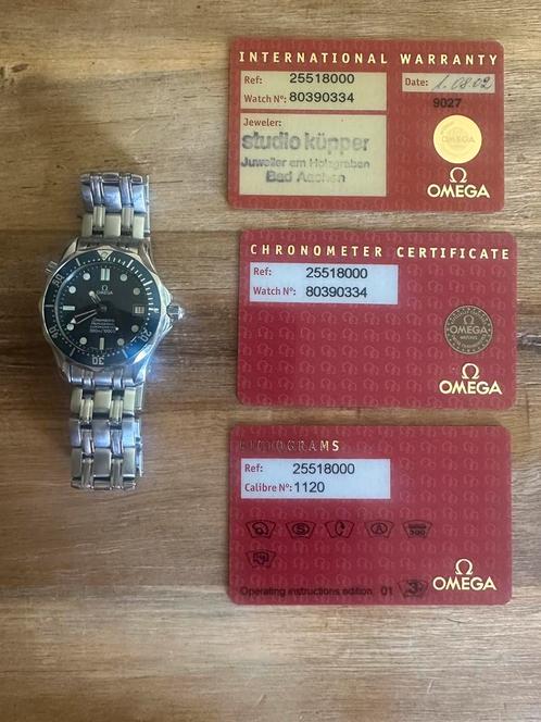 Omega Seamaster Midsize Automaat, Sieraden, Tassen en Uiterlijk, Sporthorloges, Android, Blauw, Hoogte, Waterdicht, Ophalen of Verzenden