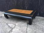 Chinese opiumtafel opium bed salontafel chinees zwart 160 cm, Antiek en Kunst, Antiek | Meubels | Tafels, Ophalen of Verzenden