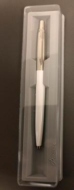 Parker jotter balpen wit rvs in doosje, Ophalen of Verzenden