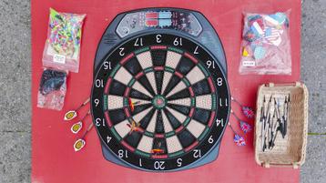 Dartboard met pijlenset