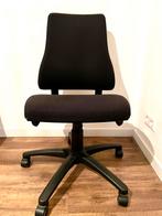 Bureaustoel Axia BMA zwart op zwenkwielen, Zwart, Ophalen of Verzenden, Zo goed als nieuw, Bureaustoel