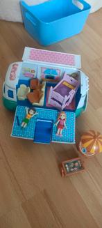 mini camper met poppetjes stapelbed en terras, Ophalen of Verzenden, Toebehoren