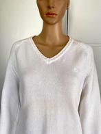 J209 Originele Burberry trui maat M=38/40 wit katoen, Maat 38/40 (M), Wit, Ophalen of Verzenden, Zo goed als nieuw