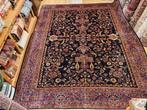 Vintage handgeknoopt perzisch tapijt sarough antiek 356x275, Info@SlatsAntiek.nl, Perzisch, Antiek, 200 cm of meer