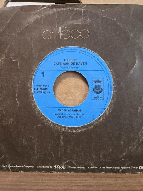 Vader Abraham - 't kleine cafe aan de haven, Cd's en Dvd's, Vinyl Singles, Zo goed als nieuw, Single, Nederlandstalig, 7 inch