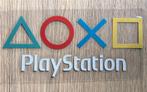PLAYSTATION PSX retro Arcade Kast Bartop Vinyl Decal Sticker, Ophalen of Verzenden, Nieuw, Bedrijf of Vereniging