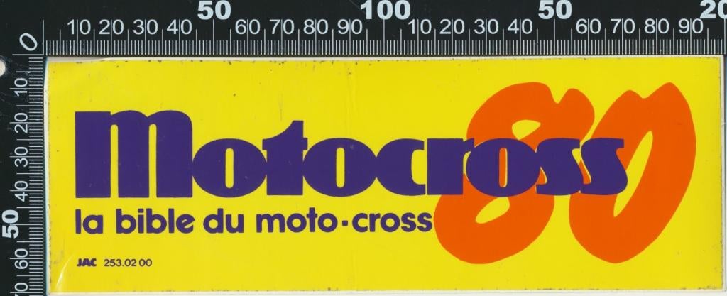 Sticker: Motocross - La bible du motocross, Ophalen of Verzenden, Zo goed als nieuw, Auto of Motor