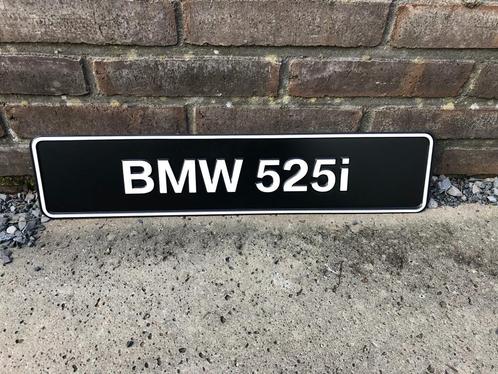 Kentekenplaat BMW 525i, Auto diversen, Auto-accessoires, Nieuw, Ophalen of Verzenden