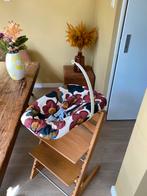 Donkere bloemen cover met dikke vulling voor Newborn stokke, Ophalen of Verzenden, Nieuw, Meegroeistoel, Stoelverkleiner