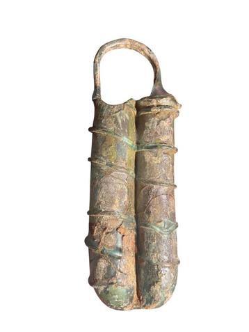 Archeologie - Romeinse dubbele balsamarium *zeldzaam* beschikbaar voor biedingen