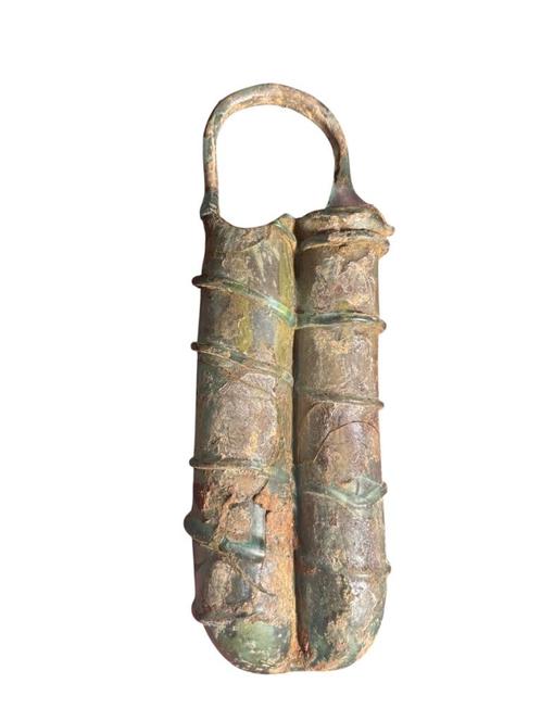 Archeologie - Romeinse dubbele balsamarium *zeldzaam*, Antiek en Kunst, Curiosa en Brocante, Ophalen of Verzenden