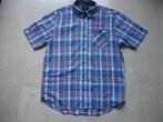 PME LEGEND  heren overhemd,  maat L,  korte mouw, katoen (1), Blauw, Pme Legend, Gedragen, Halswijdte 39/40 (M)