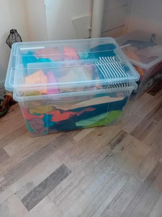 Tricot boordstof, Kleding | Dames, Kledinghangers, Zo goed als nieuw, Ophalen