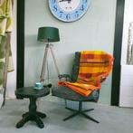 Vintage Acryl deken/plaid Merk Allure 180 x 220, Gebruikt, Allure, Ophalen of Verzenden, Nb