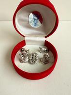 Zilverkleurige Kerststal in Doosje, Ophalen of Verzenden