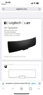 Logitech UE Air Speaker met AirPlay 2x, Gebruikt, Overige typen, Minder dan 60 watt, Ophalen
