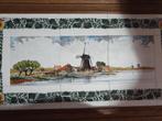 16 tegel tableau paul v dort porselijne fles delft goes, Antiek en Kunst, Ophalen of Verzenden