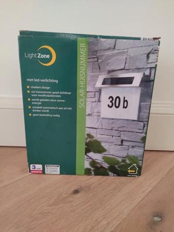 Solar Huisnummer Light Zone - Nieuw in doos! beschikbaar voor biedingen
