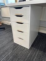 IKEA Kast alex lade bureau wit, Ophalen, Gebruikt, Bureau