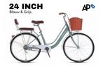 Phoenix Omafiets Blauw/Wit - 24 Inch Fiets [Nieuw in doos!], Nieuw, 50 tot 53 cm, Ophalen of Verzenden, Phoenix