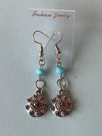 Zeeuwse Knoop Oorbellen met Blauwe Parel - Nieuw, Overige materialen, Hangers, Nieuw, Ophalen of Verzenden