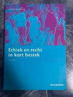 Ethiek en recht in kort bestek - Schotman, Ophalen of Verzenden, Zo goed als nieuw, Overige onderwerpen