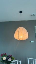 Japandi style lamp off-white linnen, Minder dan 50 cm, Zo goed als nieuw, Ophalen