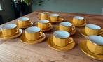 Vintage 12-delig Frans koffie-/theeservies z.g.a.n., Antiek en Kunst, Antiek | Servies compleet, Ophalen