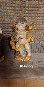 Schattig Engelbeeldje met Harp, Ophalen of Verzenden