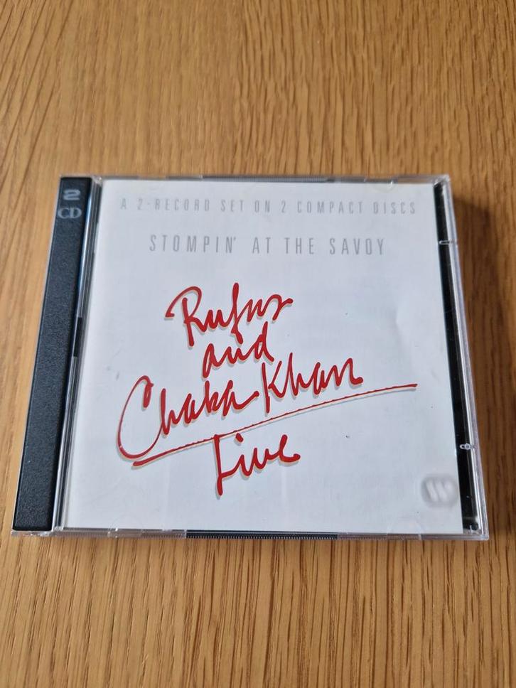 Rufus And Chaka Khan – Live - Stompin' At The Savoy 2CD, Cd's en Dvd's, Cd's | R&B en Soul, Gebruikt, Soul of Nu Soul, 1980 tot 2000