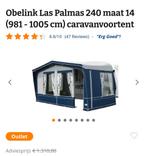 Bijna nieuwe voortent Obelink Las Palmas te koop, Caravans en Kamperen, Voortenten en Luifels, Ophalen, Zo goed als nieuw, Overige merken