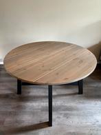 Woood eetkamer tafel - ronde houten tafel, Ophalen, Gebruikt, 50 tot 100 cm, 100 tot 150 cm