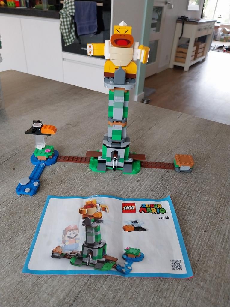 Lego mario sumo bro toren 71388, Kinderen en Baby's, Speelgoed | Duplo en Lego, Ophalen of Verzenden, Zo goed als nieuw