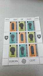 Ilse of Man velletje. / blok Europa 1978 postfris, Postzegels en Munten, Postzegels | Europa | UK, Ophalen of Verzenden, Postfris