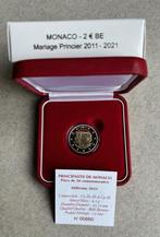 Monaco 2 euro munt proof 2021, Postzegels en Munten, Ophalen, Monaco, 2 euro, Losse munt