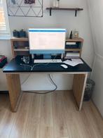 Steigerhouten bureau met opzetstuk, Ophalen, Gebruikt, Bureau