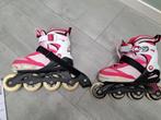 Crivit Roze Skeelers + Helm, Kinderen, Inline skates 4 wielen, Ophalen, Overige merken
